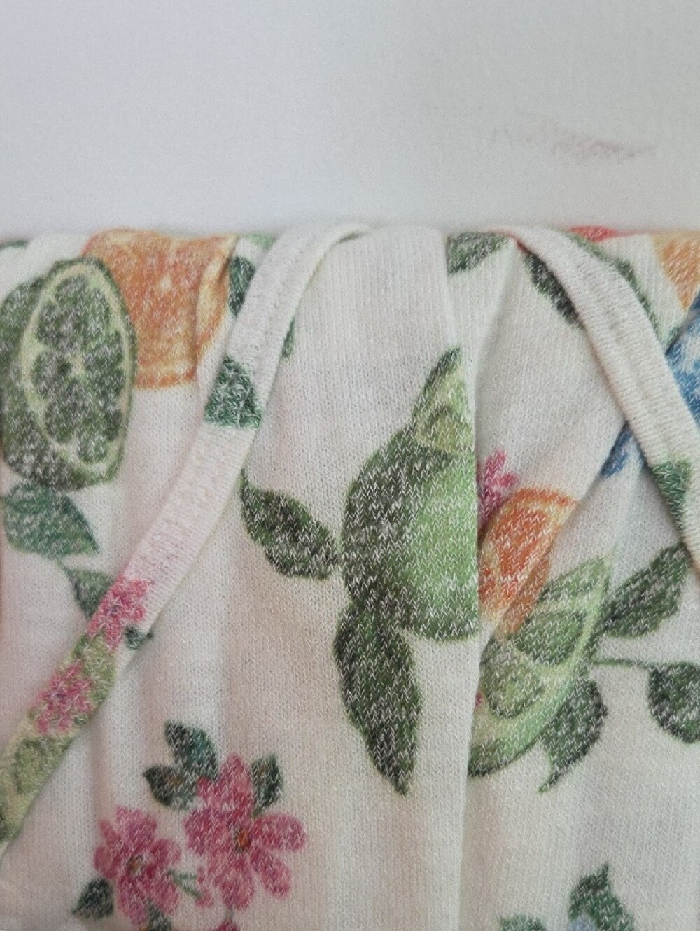 WILDFOX White Multi Floral & Citrus Tank and Pant Pajama Set NWT XL - Picture 6 of 6